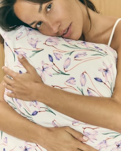 Twin 3 Piece Boho Botanical Floral Sheet Set - Breathable & Cooling - Iris