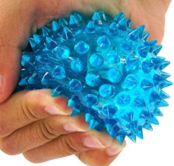 JA-RU Light Up Spiky Balls for Kids (8 Pack) Light Up Bouncy Balls 695-8A