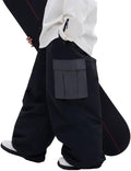 SNOWVERB Loose Fit Snowboard Leopard Ski Snow Baggy Pants for Men and Women