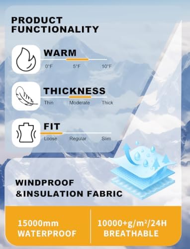 GSOU SNOW Womens Mens Snowboard Pants Baggy Snow Ski Pants for Snowsports