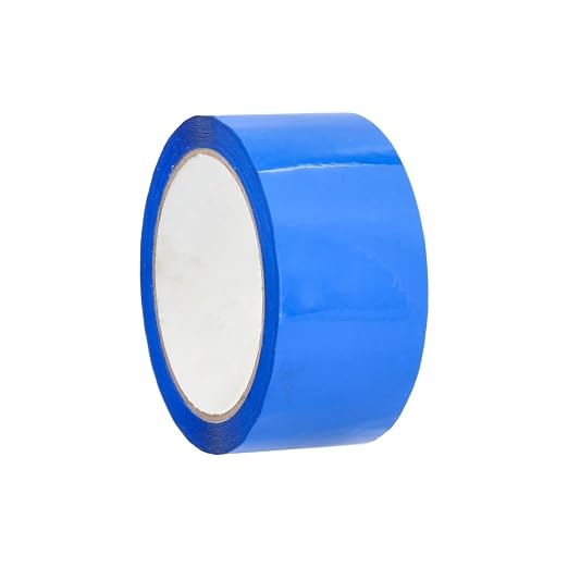 PSBM Blue Packing Tape, 12 Rolls, 2 Mil Thick, 1.88 Inch Wide, 110 Yards Per Roll, Total 1320 Yards, Colored Tape for Sealing Cartons, Packaging, Shipping & Moving