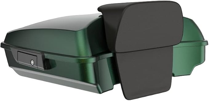 Advanblack Road Glide Tour Trunk Pack Hard Candy Chameleon Razor Tour Trunk Pack Backrest Pad for '97-'25 Harley Touring Road King Street Glide Electra Glide CVO models