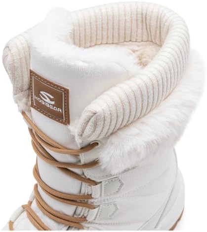 HOBIBEAR Women's Winter Snow Boots Waterproof Warm Mid Calf Lightweight