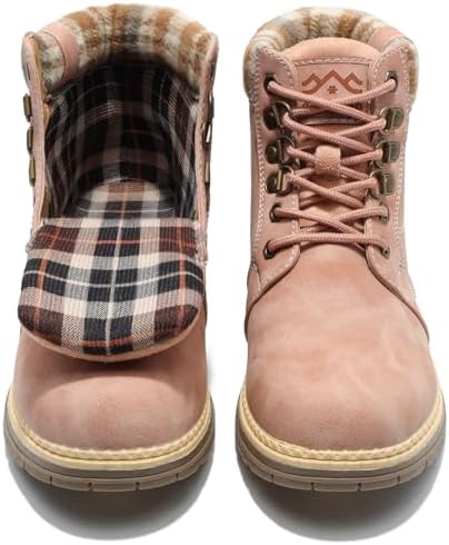 COTTIMO Women's Waterproof Hiking Snow Winter Boots