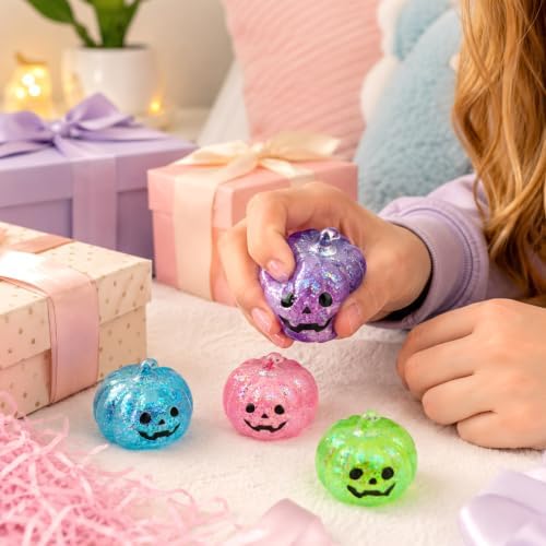 Halloween Pumpkins Squishies Slow Rising Fidget Toys Squeeze Ball