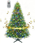 Pre-Lit Christmas Tree, 6FT PE & PVC Artificial for Home Decor
