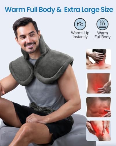 RENPHO Extra Large Heating Pad for Back, Christmas Gift for Men Dad