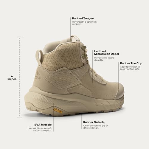 NORTIV 8 Men's Waterproof Military Tactical Work Boots