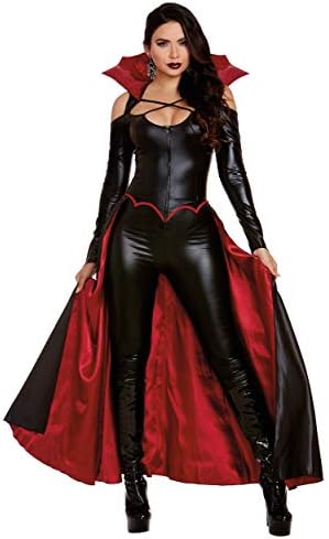 Dreamgirl Adult Vampire Costume for Women, Modern Gothic Female Vampire, Princess of Darkness Halloween Costume