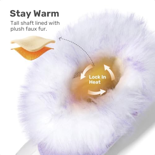 DREAM PAIRS Girls Snow Waterproof Winter Boots