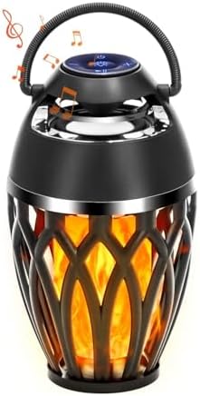 Vanten Outdoor Bluetooth Speaker, LED Flame Light, Gifts for Men & Women
