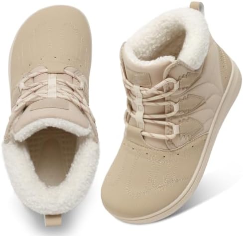 BARERUN Womens Waterproof Winter Snow Boots Lightweight Warm Ankle Booties