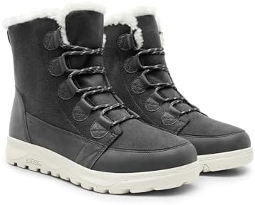 DREAM PAIRS Women's Winter Snow Boots Lace Up Warm Comfortable Faux Fur Lining Outdoor Ankle Booties