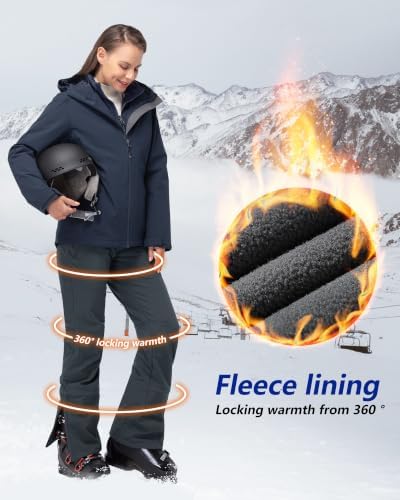 33,000ft Women's Snow Pants Ski Insulated Snowboard Winter Waterproof Warm