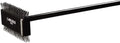SPARTA 4029000 Stainless Steel Grill Brush, Grill Scraper With Metal Bristles, 30.5 Inches, Black