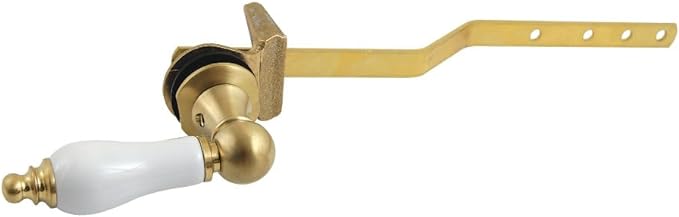 Kingston Brass KTPL7 Victorian Front Mount Toilet Tank Lever, Left/Right Installation in Brushed Brass