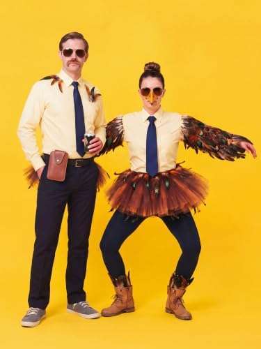 Mepase 27 Pcs Halloween Insurance Couple Costume Accessories for Adults