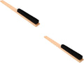 Baluue 2pcs Clothing Brush Wood Handle Lint for Clothing Coats and Blankets Compact Laundry Brush for Home and Travel Use and Reusable Cleaning Tool