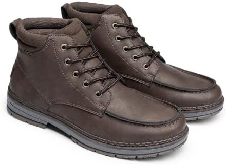 Rihero Men's Hiking Boots Fashion Casual Chukka Work Booties for Men