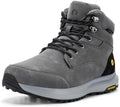 FitVille Mens Snow boots Wide Width Fur Lined Warm Winter Boots with Heat Lock Technology and Adjustable Lace up, Slip-Resistant Outsole for Outdoor