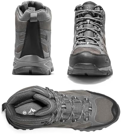NORTIV 8 Men's Waterproof Lightweight Hiking Boots