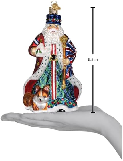 Old World Christmas United Kingdom Santa Hanging Ornament