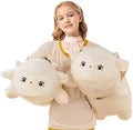 ELAINREN Giant White Lamb Plush Huggable Pillow Soft Sheep Stuffed Toy/23''