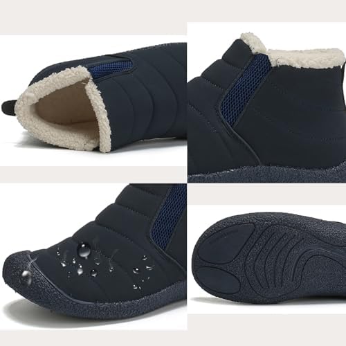 Women's Waterproof Winter Snow Boots Warm Insulation Outdoor Cold Weather Boot for Women Lightweight Fur Lined Non Slip