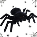 HyDren Giant Spider Plush Soft Halloween Decor Pillow,47.24 x 31.5 Inch