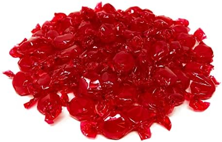 Cinnamon Hard Candy Disks, Old Fashioned Candy, Individually Wrapped, 16 Oz