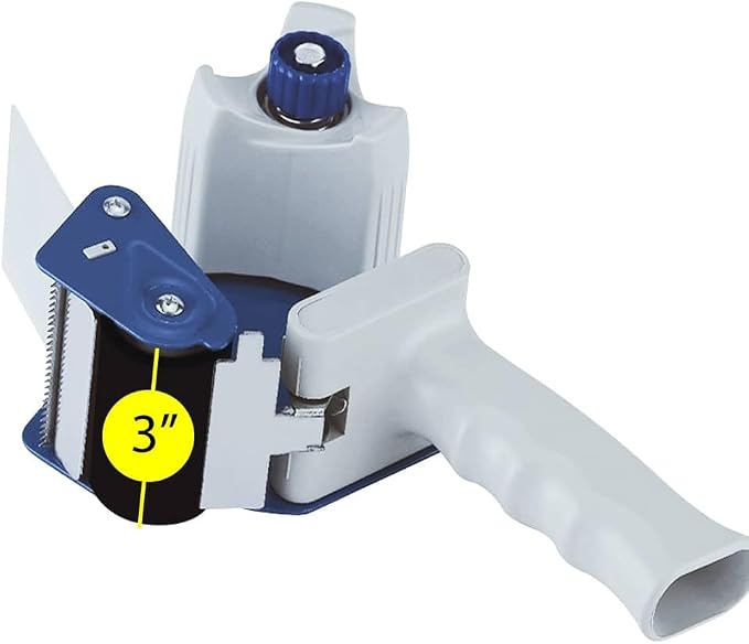 PERFECTAPE 3 Inch Wide Heavy Duty Tape Gun, 4-Pack | used for 3" Heavy Duty Packing Tape, Comfortable Handle, Sharp Blade for Packaging, Shipping and Moving