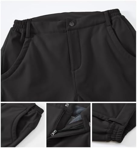 Gopune Women's Waterproof Windproof Outdoor Hiking Snow Ski Insulated Pants