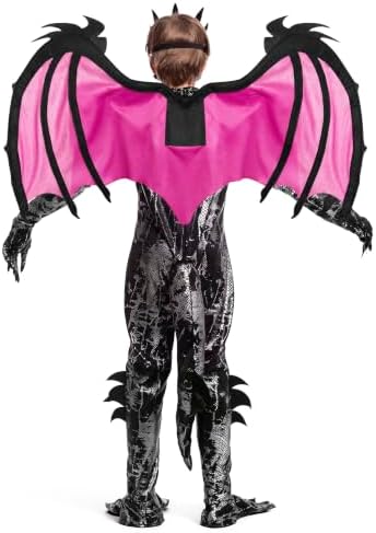 Spooktacular Creations Halloween Kid Dragon Costume, Boys Dragon Wings, Tail and Mask Set for Halloween Dress Up