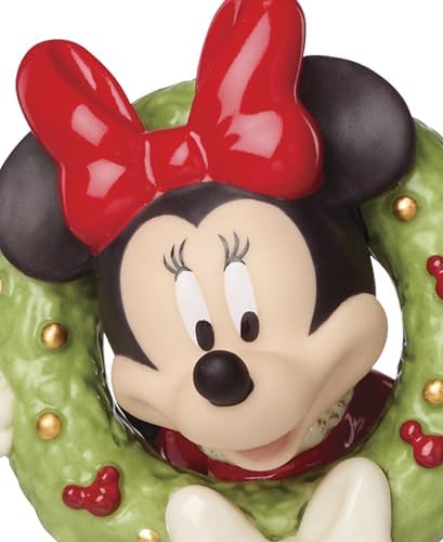 Lenox 2025 Minnie Mouse Christmas Wreath Hanging Ornament