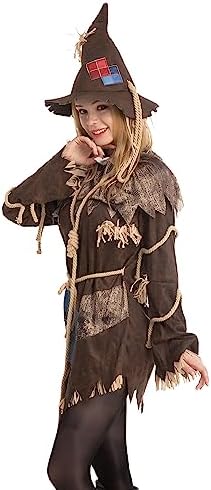 Spooktacular Creations Scary Scarecrow Costume Women, Evil Scarecrow Dress, Creepy Halloween Costumes for Women Adult 2025