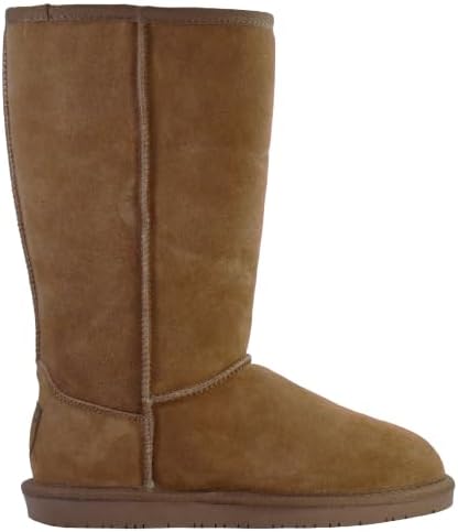 Bear Paw Women’s Emma Tall Classic Suede Slip On Boots, Comfortable Winter Boots, Multiple Sizes