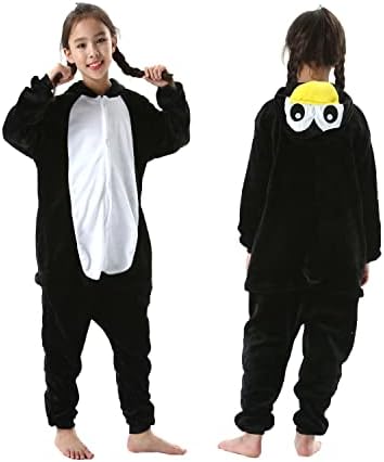 SimZoo Kids Animal Onesie Pajamas Halloween Costumes Cosplay 4-13Y