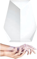 1600W Powerful Hand Dryer, Wall-Mounted Quiet Bathroom Dryer with No-Drill Installation, Compact Automatic Sensor Dryer for Home, Kitchen, Hotel(White)