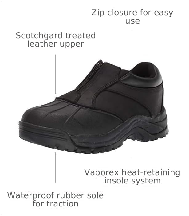 Propét Mens Blizzard Ankle Zip Snow Boot