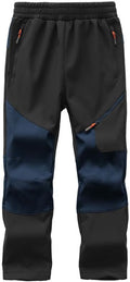 Kids Winter Pants Boys Snow Trousers Waterproof Fleece Lined