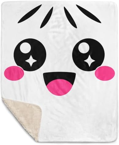Squishy Dumpling Easy Halloween Costume Graphic Sherpa Throw Blanket