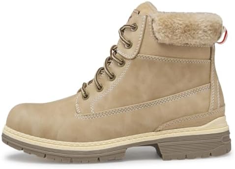 COTTIMO Womens Snow Hiking Winter Boots Casual Fur Lined Fashion Boots