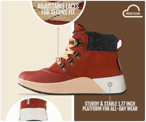 Project Cloud Waterproof Snow Boots for Women Fall Shoes for Women 2026
