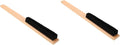 Healeved 2pcs Bristle Coat Brush Wood Handle Household Cleaning Duster for Garments Bedsheets and Pet Hair Removal Lightweight and Design for Home Use