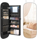 SONGMICS Jewelry Organizer, LED Jewelry Cabinet, Wall/Door Mounted