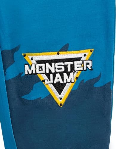 Monster Jam French Terry Racing Zip Up Coverall Infant to Big Kid Grave Digger El Toro Loco Megalodon