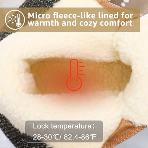STQ Womens Winter Duck Boots Waterproof Cold Weather Snow Boots