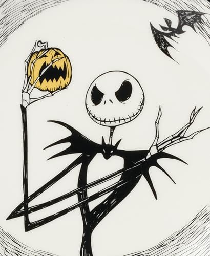 Lenox Nightmare Before Christmas Halloween Accent Plates, Appetizer Set