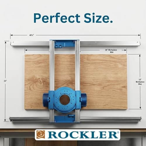 Rockler Benchtop Board Slab Flattening Jig for Precision Woodworking