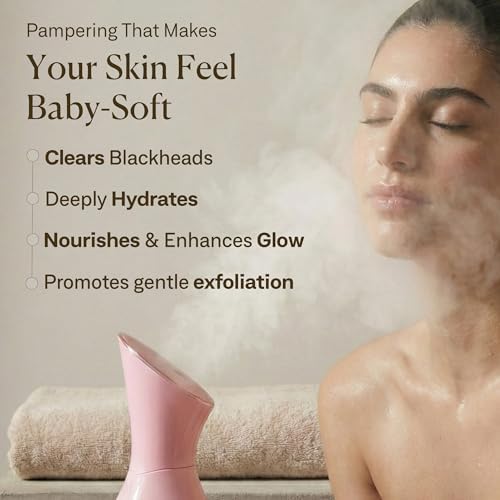 Facial Steamer Spa Kit with 17 Spa Tools for Complete At-Home Facial